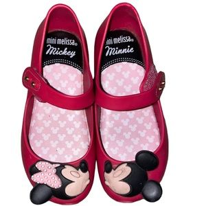 Mini Melissa Red Minnie & Mickey size 10